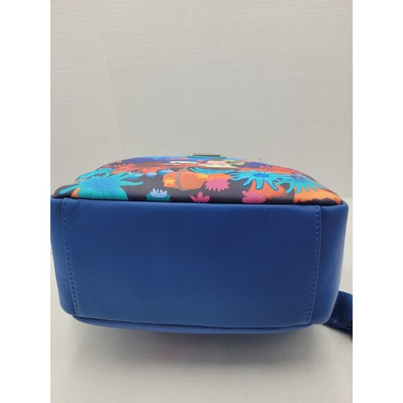 Loungefly Disney Pinocchio Mini Backpack Bag Underwater With Wallet NEW main image 8